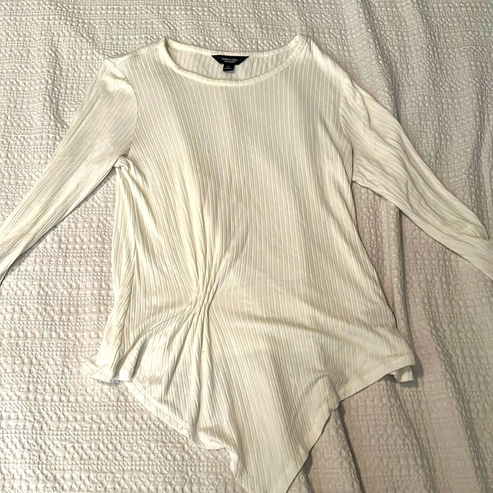 Vera Wang White Dress Shirt